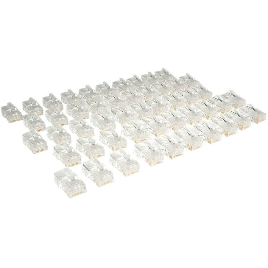 Eaton Tripp Lite Series Cat5e RJ45 Modular In-Line Connectors for Stranded Cat5e Cable, 50-Pack, TAA N031-050
