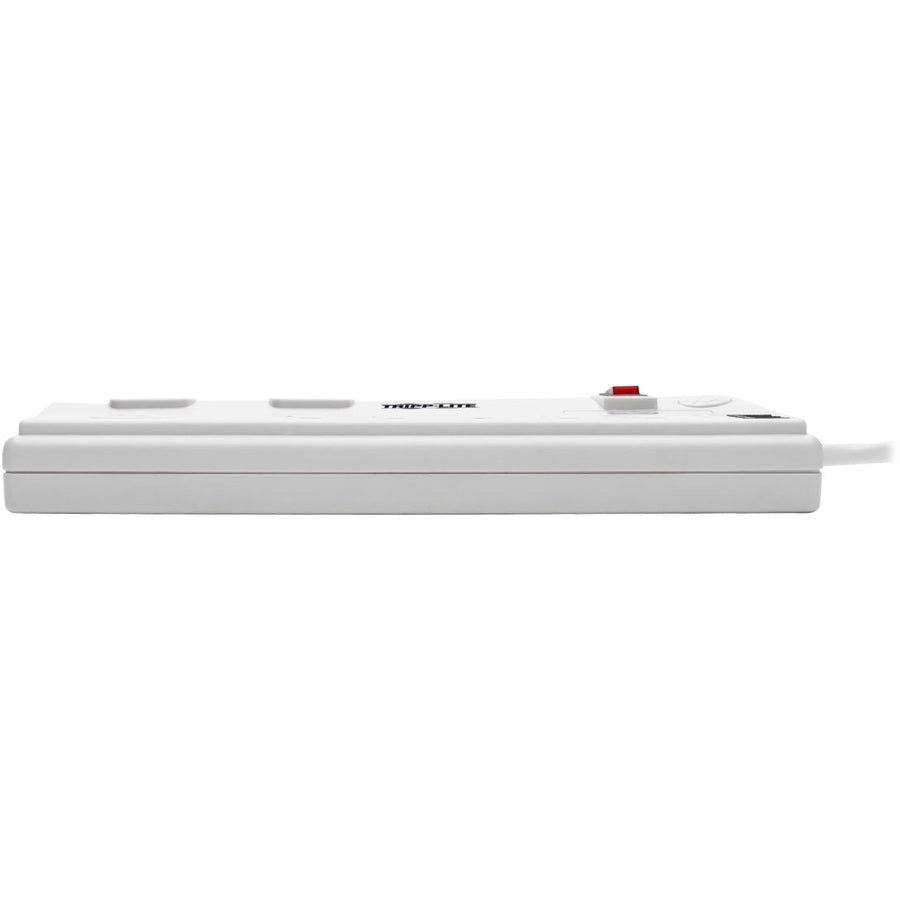 Tripp Lite by Eaton Protect It! 8-Outlet Computer Surge Protector, 8 ft. (2.43 m) Cord, 3150 Joules, Tel/Modem/Fax Protection, TAA TLP808TELTAA
