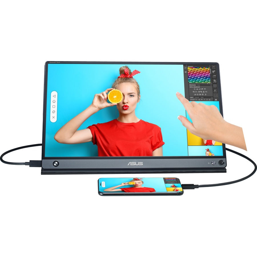 Asus ZenScreen MB16AMT 16" Class LCD Touchscreen Monitor - 16:9 MB16AMT