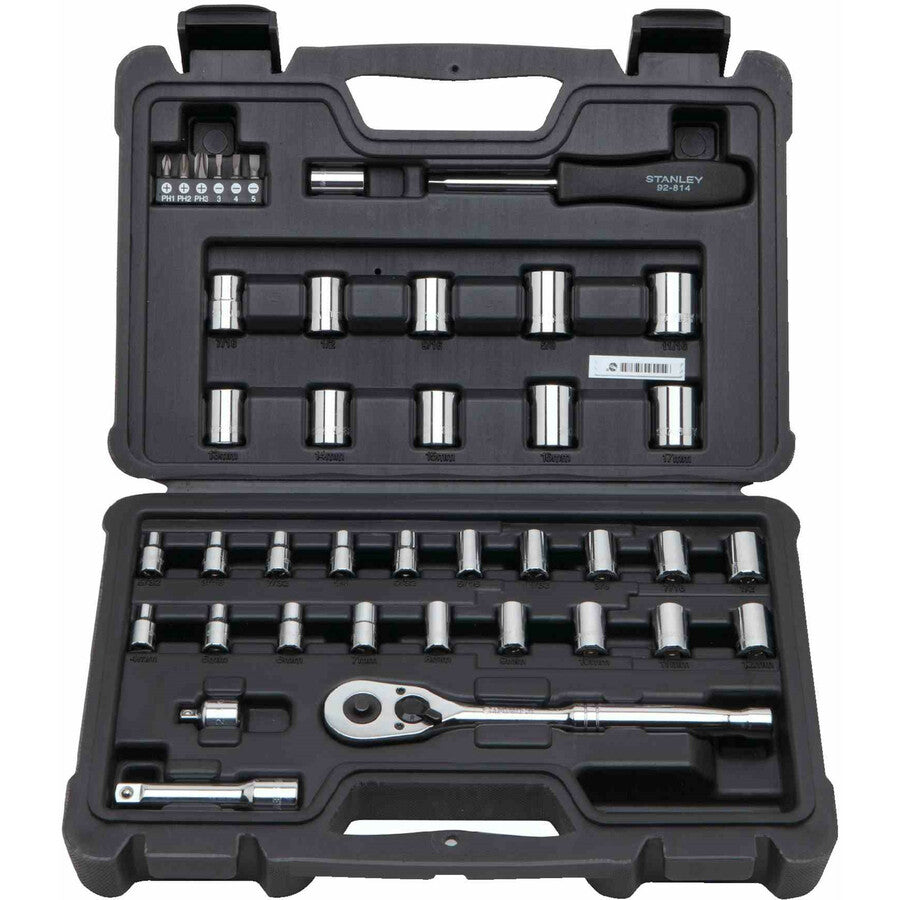 Stanley 40 Pc 1/4 in & 3/8 in Drive Mechanic's Tool Set STMT71648