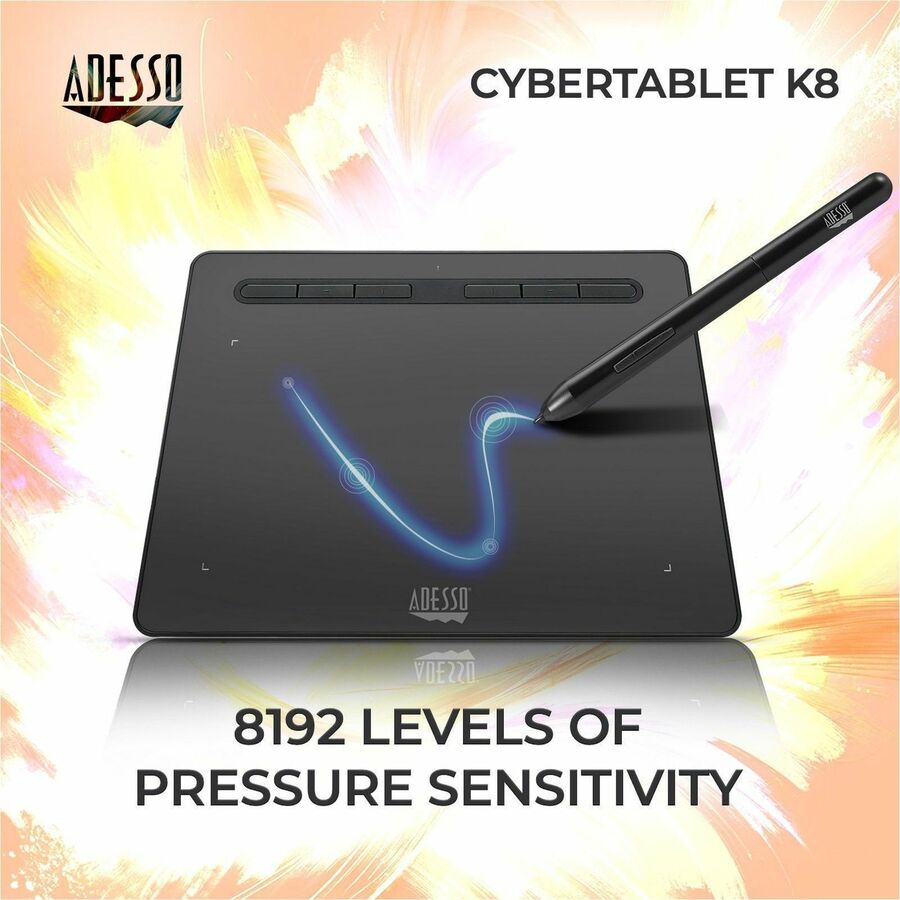 Adesso 8" x 5" Graphic Tablet CYBERTABLET K8