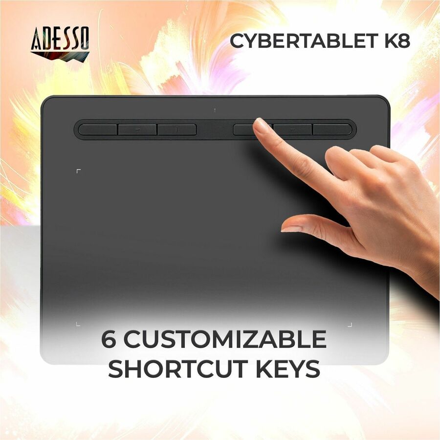 Adesso 8" x 5" Graphic Tablet CYBERTABLET K8