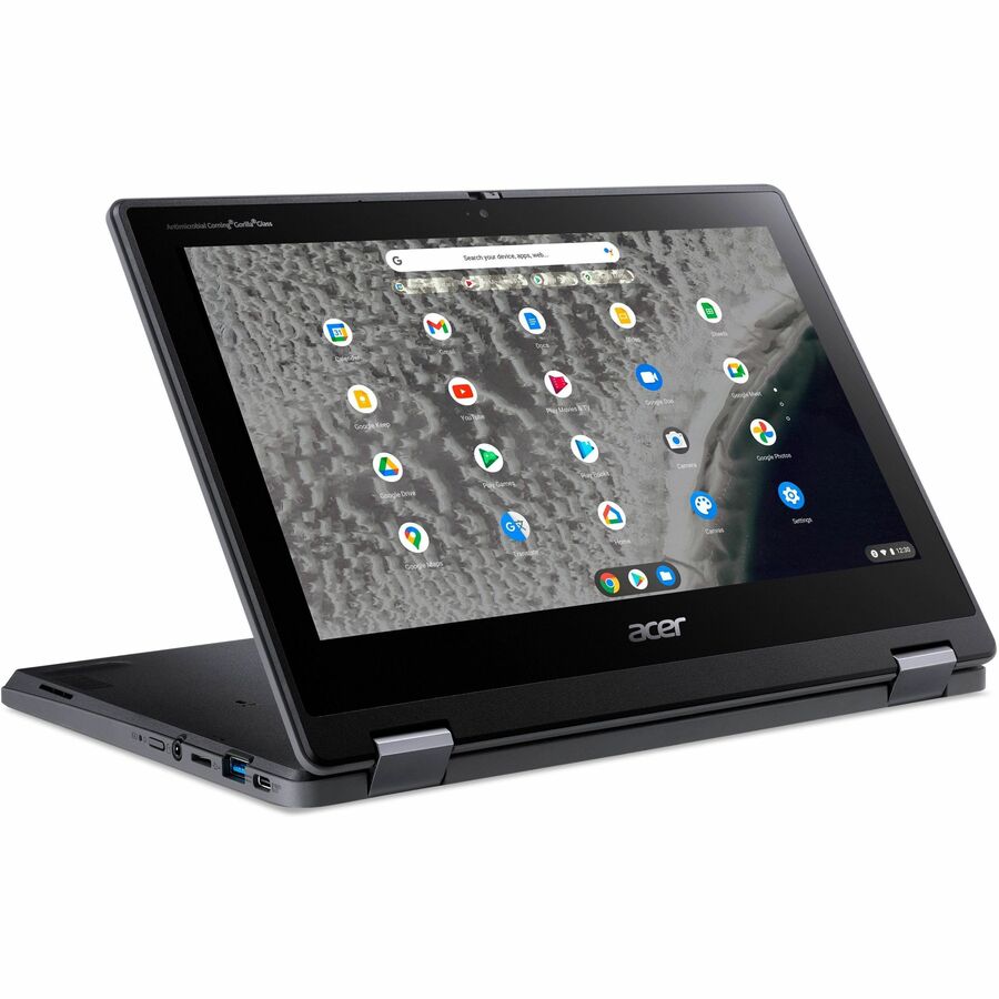 Acer Chromebook Spin 511 R753T R753T-C2MG 11.6" Touchscreen Convertible 2 in 1 Chromebook - HD - Intel Celeron N4500 - 4 GB - 32 GB Flash Memory - English (US) Keyboard NX.AYSAA.001