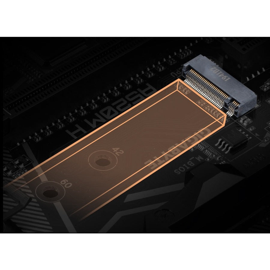 Gigabyte Ultra Durable A520M S2H Desktop Motherboard - AMD A520 Chipset - Socket AM4 - Micro ATX A520M S2H