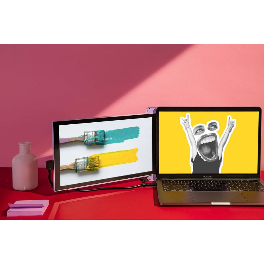 Mobile Pixels DUEX Lite 13" Class Full HD LCD Monitor - 16:9 - Misty Lilac 101-1005P08