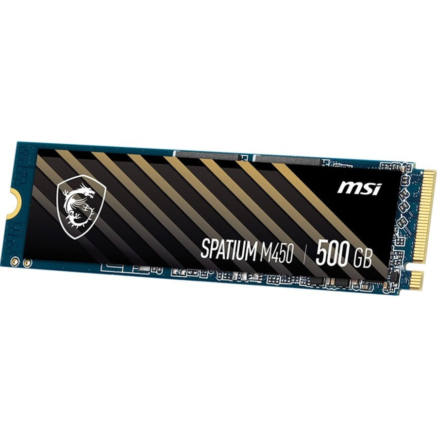 MSI SPATIUM M450 500 GB Solid State Drive - M.2 2280 Internal - PCI Express NVMe (PCI Express 4.0 x4) SM450N500