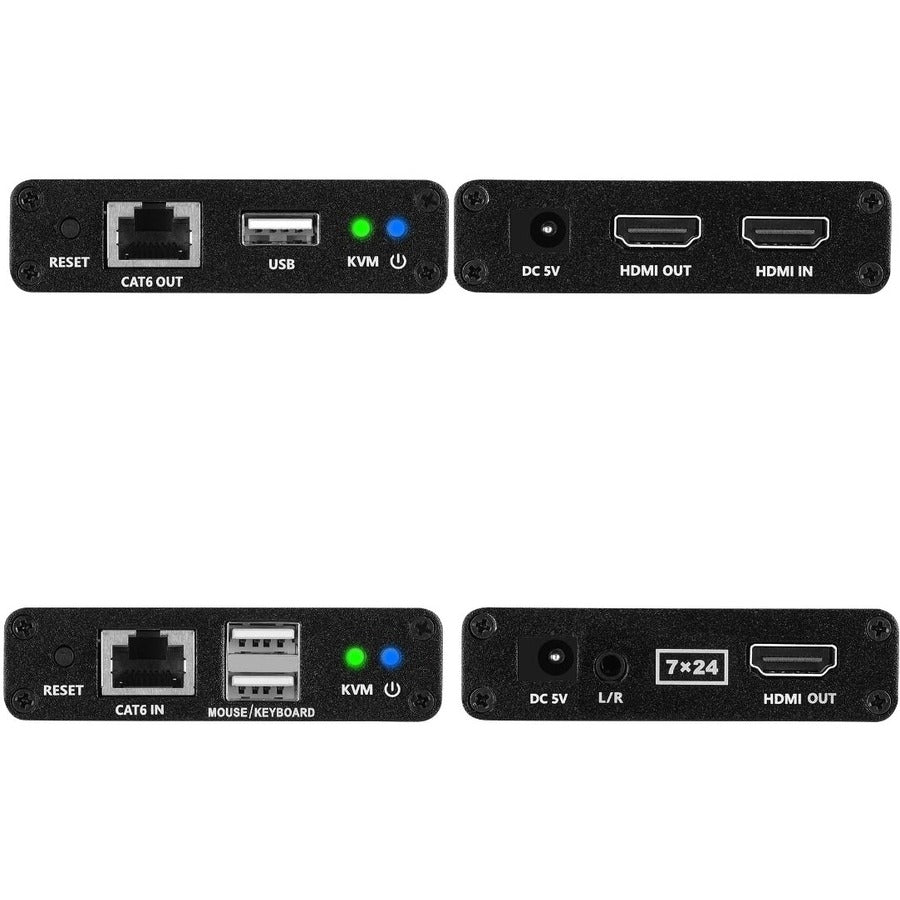 SIIG 1080p HDMI USB KVM Over Cat6 Extender - 70m CE-H27411-S1