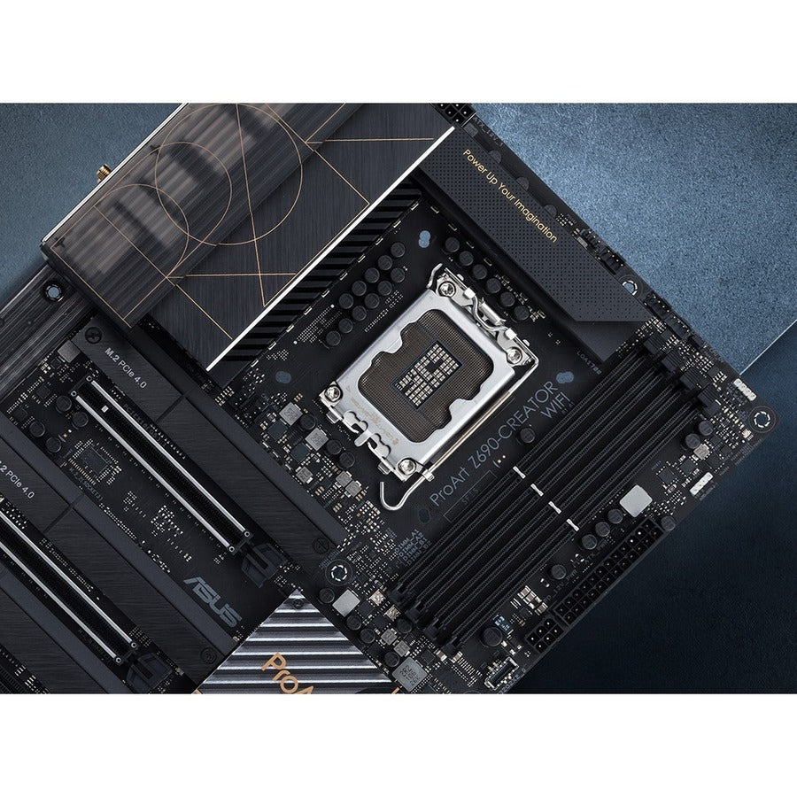 Asus ProArt Z690-CREATOR WIFI Desktop Motherboard - Intel Z690 Chipset - Socket LGA-1700 - Intel Optane Memory Ready - ATX PROARTZ690-CREATORWIFI
