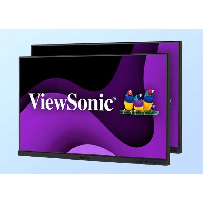 ViewSonic VG2455_56A_H2 24 Inch Dual Pack Head-Only 1080p IPS Monitors with USB C 3.2 with 90W Power Delivery, Docking Built-In, HDMI, VGA for Home and Office VG2455_56A_H2