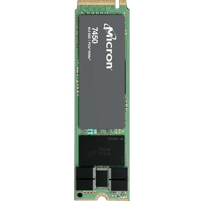 Micron 7450 PRO 480 GB Solid State Drive - M.2 2280 Internal - PCI Express NVMe (PCI Express NVMe 4.0 x4) - Read Intensive - TAA Compliant MTFDKBA480TFR-1BC1ZABYYR