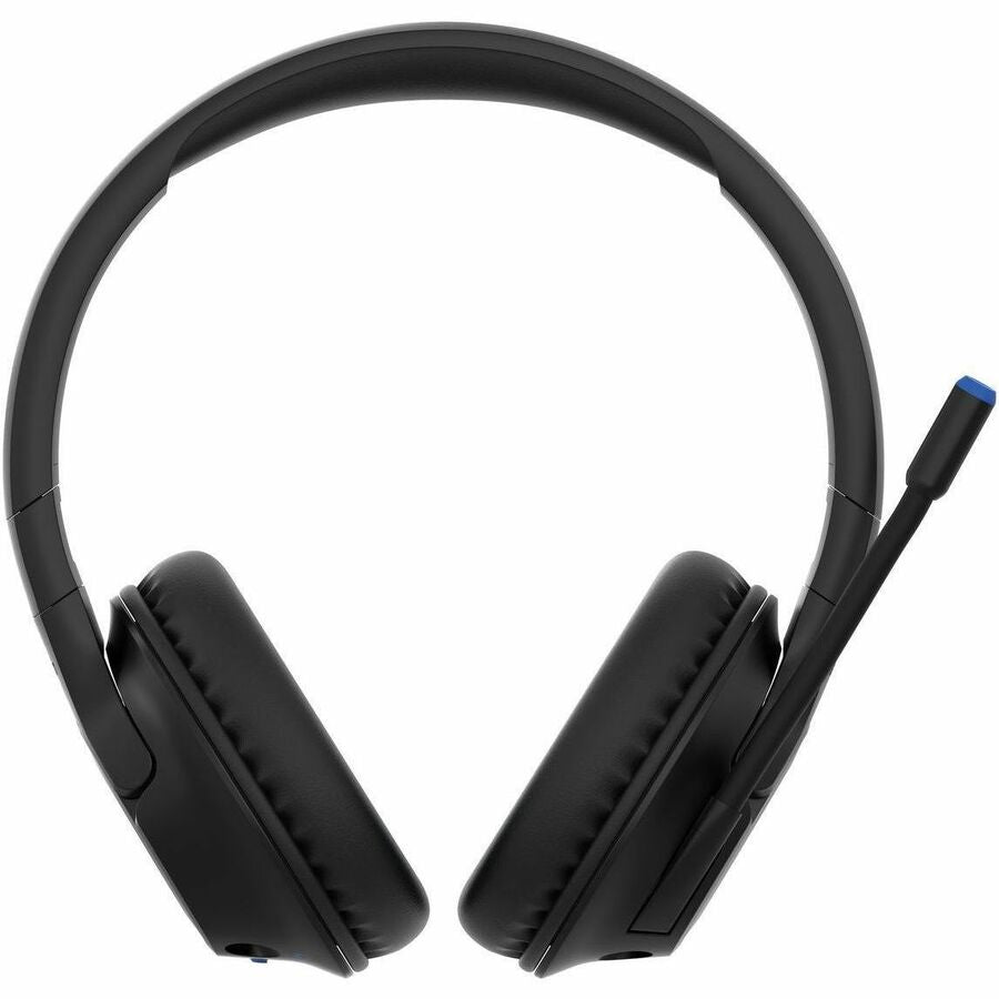 Belkin Wireless Over-Ear Headset for Kids with Mic - On-Ear Earphones for iPhone, iPad, Fire Tablet & More - Black AUD006btBLK