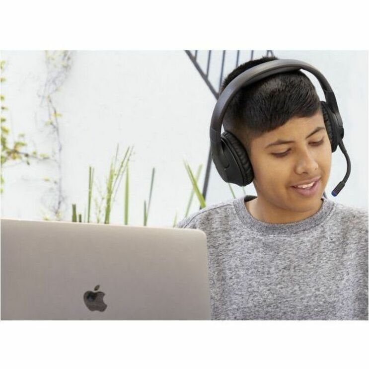Belkin Wireless Over-Ear Headset for Kids with Mic - On-Ear Earphones for iPhone, iPad, Fire Tablet & More - Black AUD006btBLK