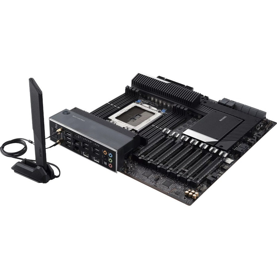 Asus WS WRX80E-SAGE SE WIFI II Desktop Motherboard - AMD WRX80 Chipset - Socket sWRX8 - Extended ATX PRO WS WRX80E-SAGE SE WIFI II