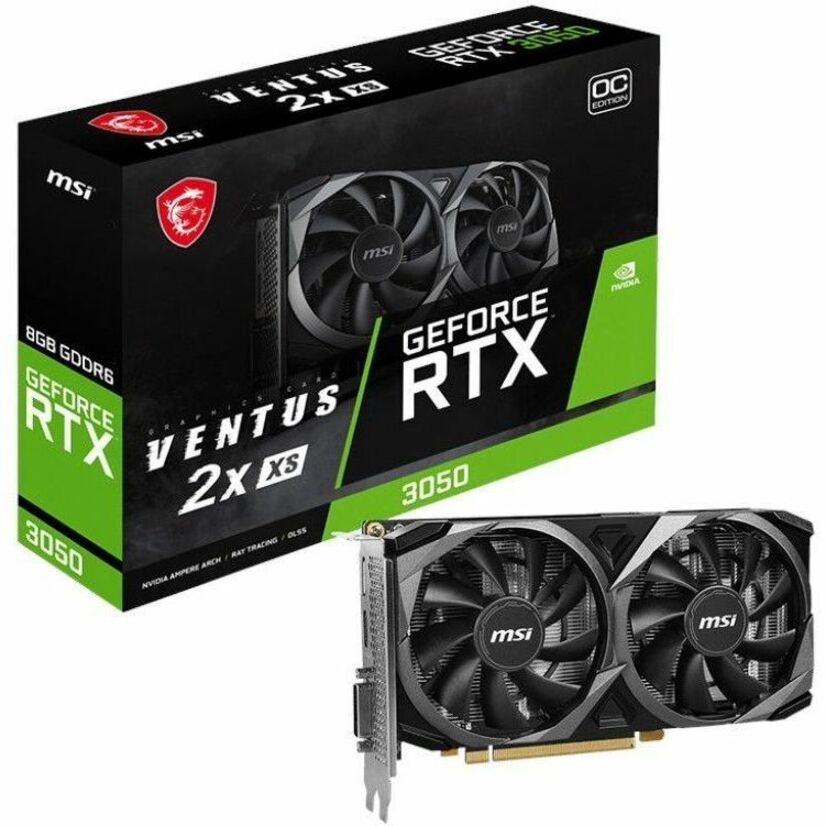 MSI NVIDIA GeForce RTX 3050 Graphic Card - 8 GB GDDR6 G3050V2XXS8C