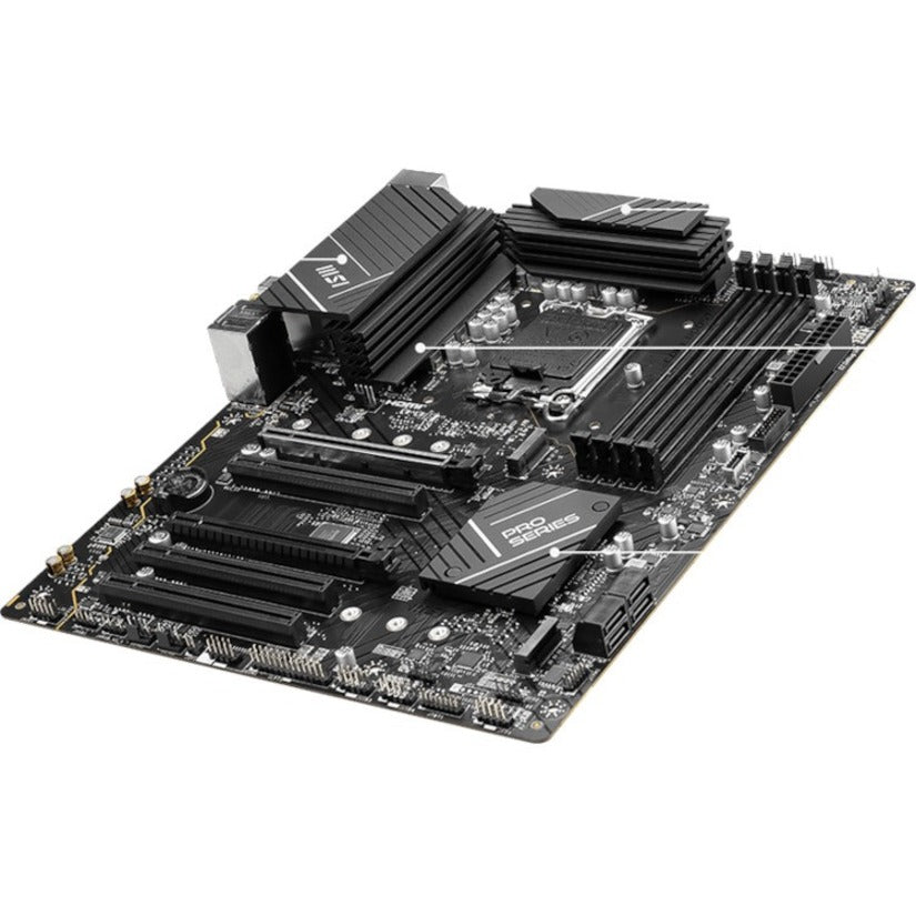 MSI PRO B760-P WIFI Gaming Desktop Motherboard - Intel B760 Chipset - Socket LGA-1700 - ATX PROB760PWIFI