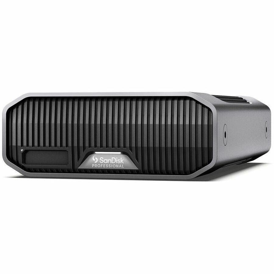 SanDisk Professional G-DRIVE PROJECT SDPHG1H-008T-NBAAD 8 TB Portable Hard Drive - External - Gray SDPHG1H-008T-NBAAD
