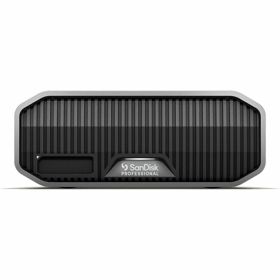 SanDisk Professional G-DRIVE PROJECT SDPHG1H-008T-NBAAD 8 TB Portable Hard Drive - External - Gray SDPHG1H-008T-NBAAD