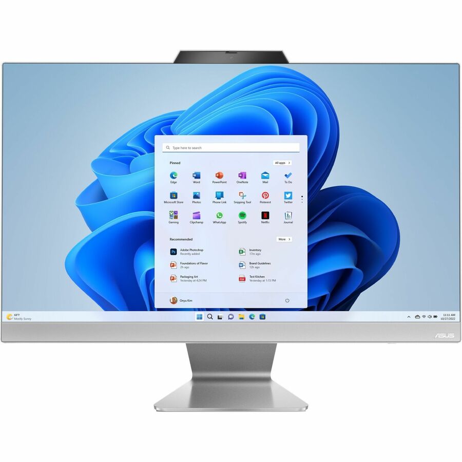 Asus M3402WFA-PB504T All-in-One Computer - AMD Ryzen 5 7520U - 16 GB - 512 GB SSD - 23.8" Full HD Touchscreen - Desktop M3402WFA-PB504T