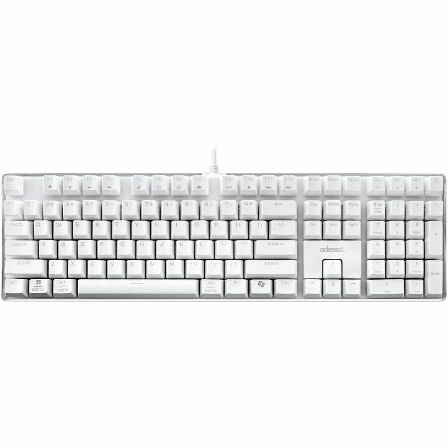 Adesso Multi-OS Illuminated Mechanical Keyboard With CoPilot AI Hotkey AKB-680UW