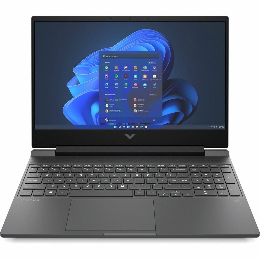 VICTUS 15-fb1000 15-fb1010ca 15.6" Gaming Notebook - Full HD - AMD Ryzen 5 7535HS - 8 GB - 512 GB SSD - Mica Silver 8G9J1UAR#ABL
