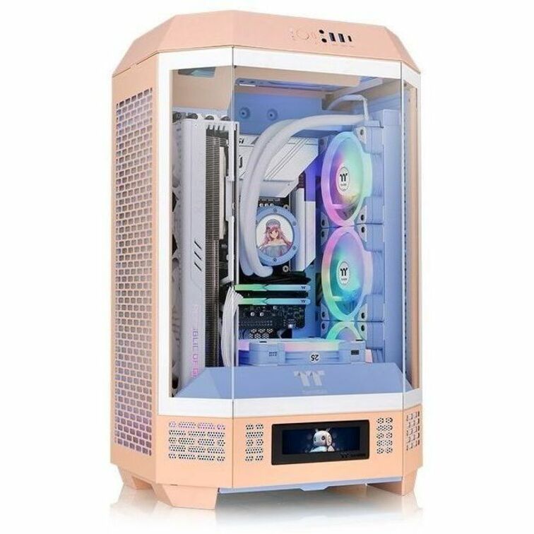 Thermaltake The Tower 300 Peach Fuzz Micro Tower Chassis CA-1Y4-00SKWN-00