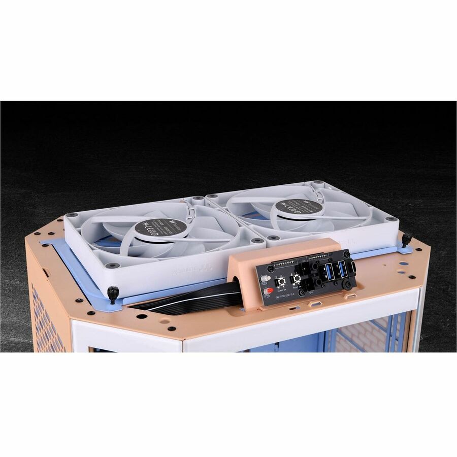 Thermaltake The Tower 300 Peach Fuzz Micro Tower Chassis CA-1Y4-00SKWN-00