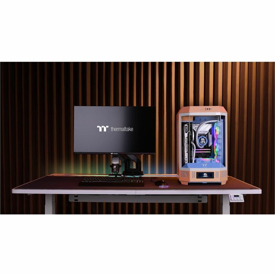 Thermaltake The Tower 300 Peach Fuzz Micro Tower Chassis CA-1Y4-00SKWN-00