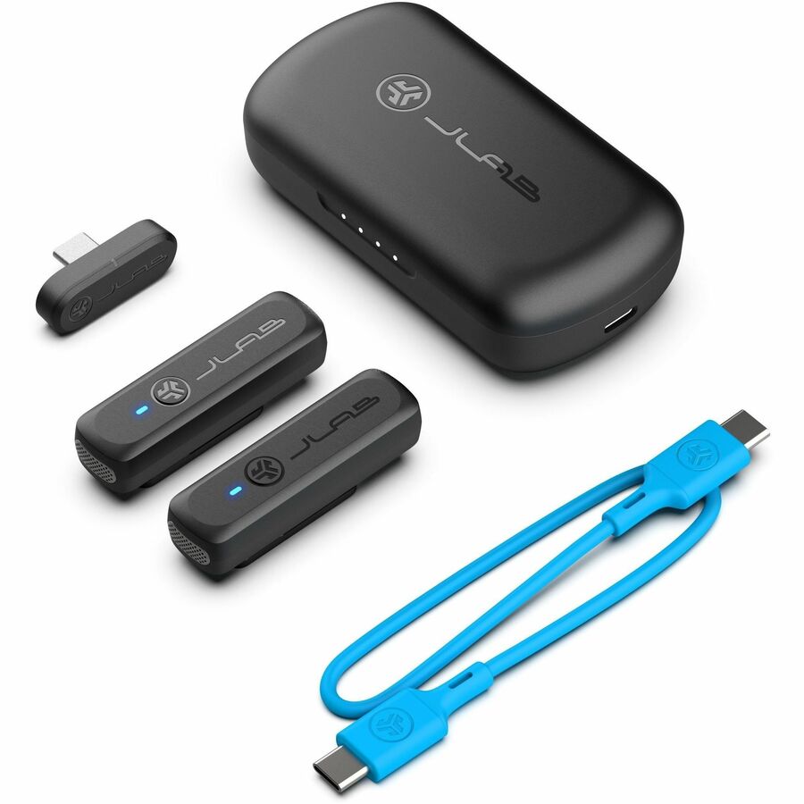 JLab Wireless Microphone for Content Production, Recording MCREATERBLK84