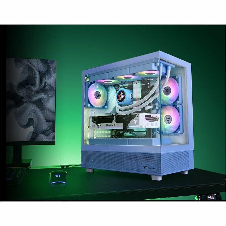 Thermaltake View 270 Plus TG ARGB Hydrangea Blue Mid Tower Chassis CA-1Y7-00MFWN-01