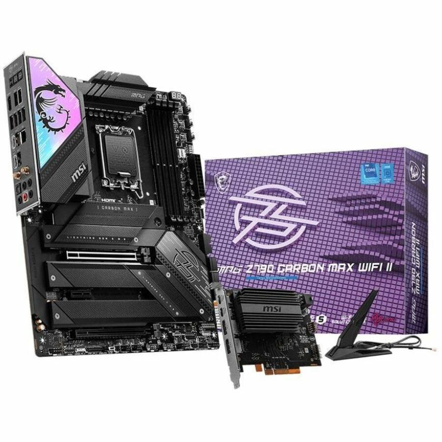 MSI MPG Z790 CARBON MAX WIFI II ATX Socket 1700 DDR5 motherboard for Intel CPU Z790CARBMAXWFIII