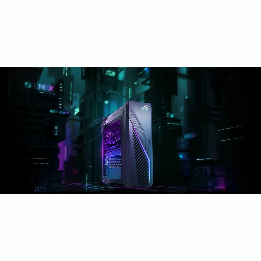 Asus ROG Strix G16CHR G16CHR-DS764 Gaming Desktop Computer - Intel Core i7 14th Gen i7-14700F - 16 GB - 1 TB SSD - Gray G16CHR-DS764