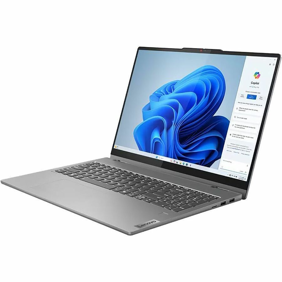 Lenovo IdeaPad 5 16IRU9 83DU0005US 16" Touchscreen Convertible 2 in 1 Notebook - WUXGA - Intel Core 5 120U - 8 GB - 512 GB SSD - English (US) Keyboard - Luna Gray 83DU0005US