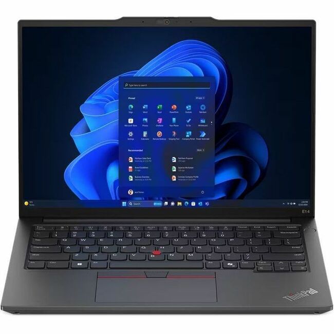 Lenovo ThinkPad E14 Gen 6 21M3000RUS 14" Notebook - WUXGA - AMD Ryzen 5 7535U - 8 GB - 256 GB SSD - English Keyboard - Black 21M3000RUS