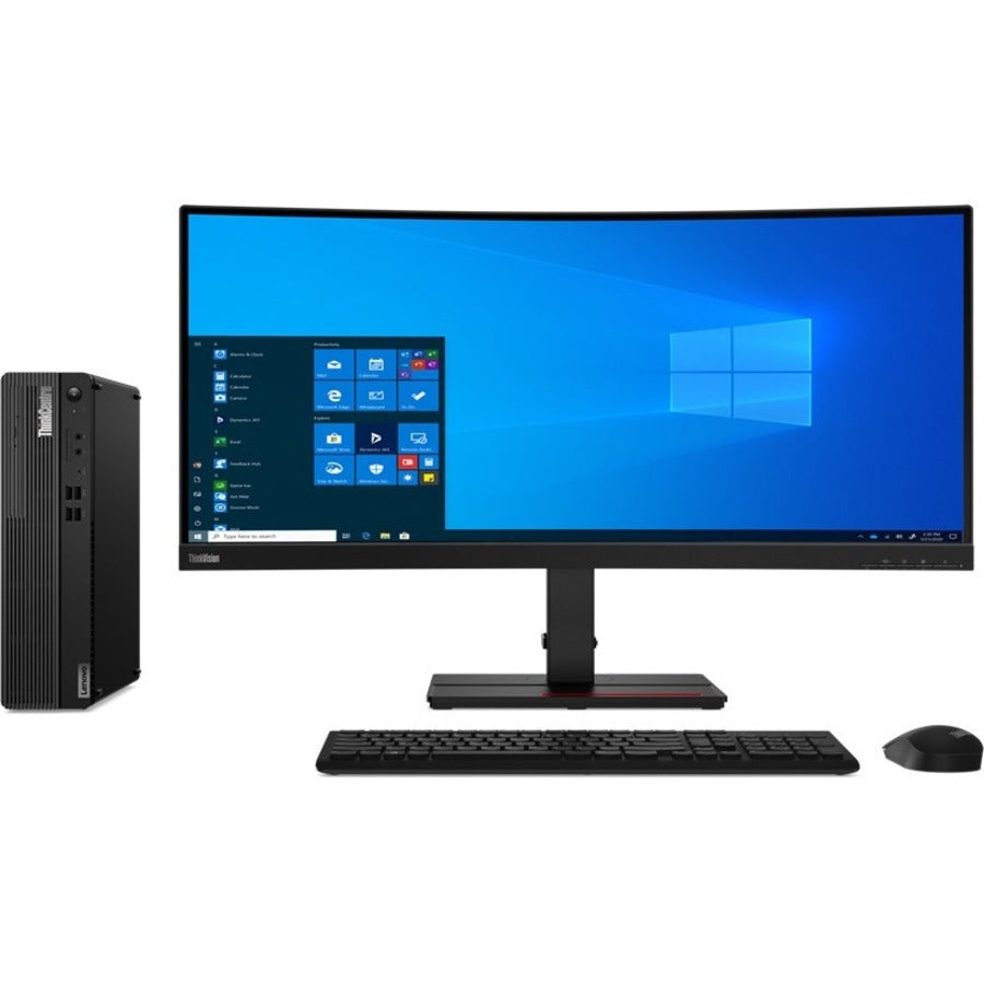 Lenovo ThinkCentre M75s Gen 2 11R80051US Desktop Computer - AMD Ryzen 5 PRO 5650G - 16 GB - 256 GB SSD - Small Form Factor - Black 11R80051US