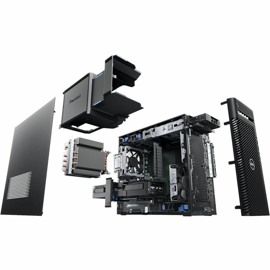 Dell Precision 3000 3680 Workstation - Intel Core i7 14th Gen i7-14700 - vPro Technology - 16 GB - 512 GB SSD - Tower - Black JKNFV