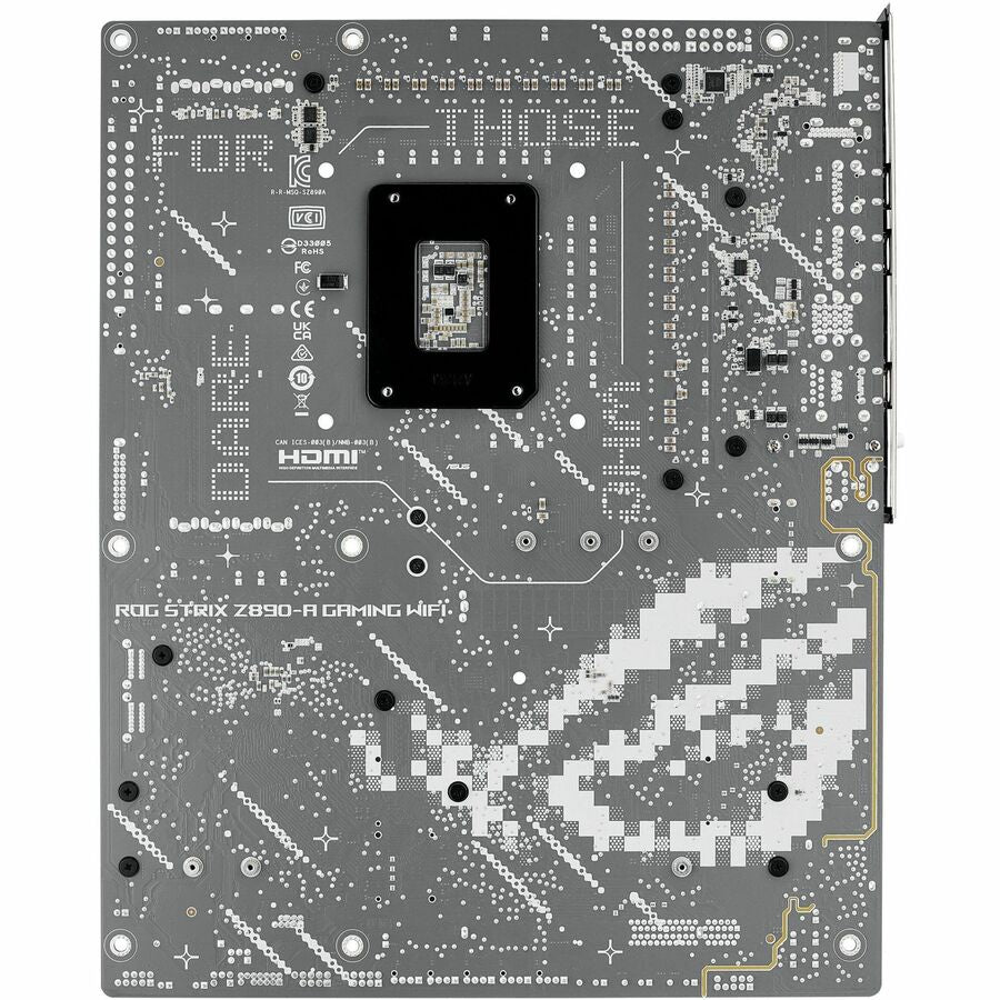 Asus ROG STRIXZ890-AGAMINGWIFI Gaming Desktop Motherboard - Intel Z890 Chipset - Socket LGA-1851 - ATX ROG STRIXZ890-AGAMINGWIFI