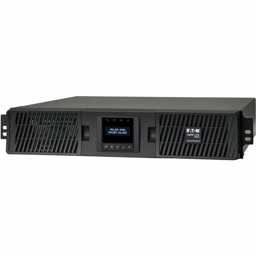 Eaton Tripp Lite Series Tripp Lite series SmartOnline 2000VA 1800W 120V Double-Conversion Sine Wave UPS - 7 Outlets, Extended Run, Network Card Option, LCD, USB, DB9, 2U Rack/Tower SU2200RTXLCD2U