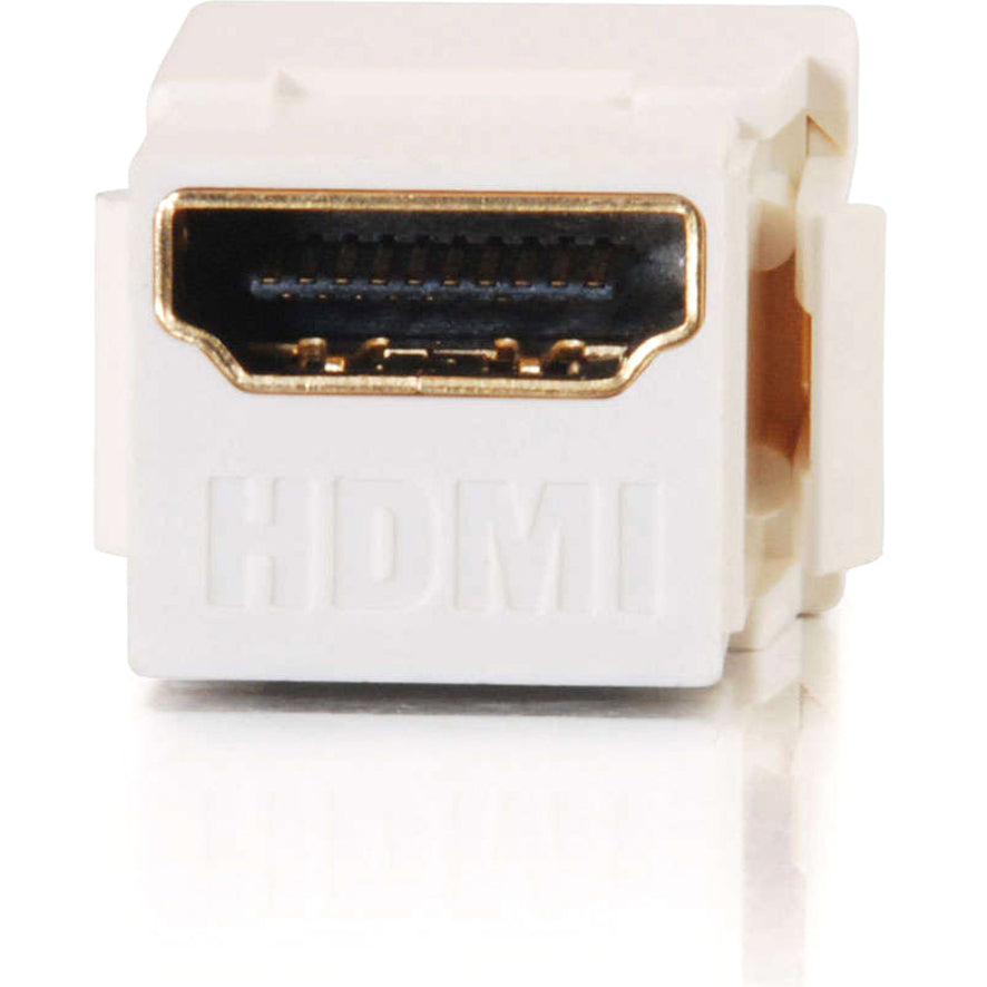 C2G Snap-In HDMI F/F Keystone Insert Module - White 03345
