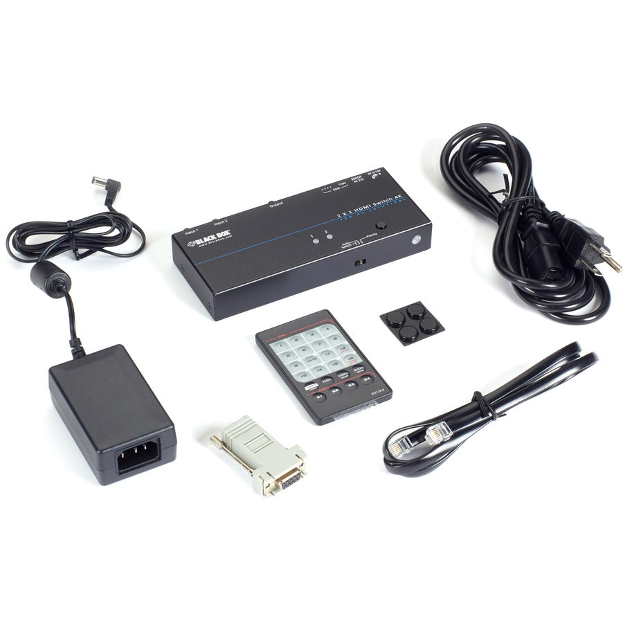 Black Box 4K HDMI Switch - 2 x 1 VSW-HDMI2X1-4K