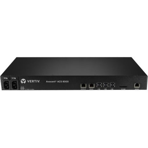 Vertiv Avocent 16-port ACS8000 Console System with single AC Power Supply, non-TAA ACS8016SAC-400