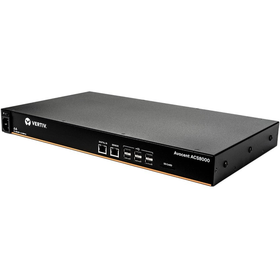 Vertiv Avocent 16-port ACS8000 Console System with single AC Power Supply, non-TAA ACS8016SAC-400