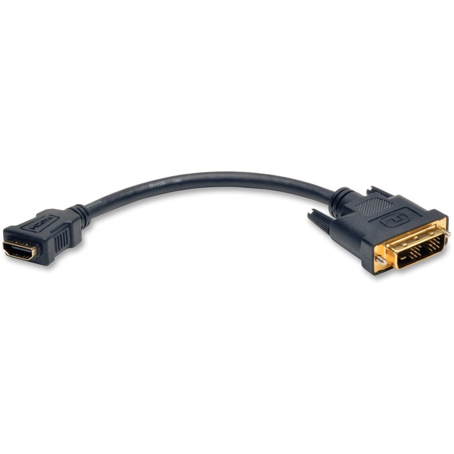 Eaton Tripp Lite Series HDMI to DVI-D Adapter Cable (F/M), 8 in. (20.3 cm) P130-08N