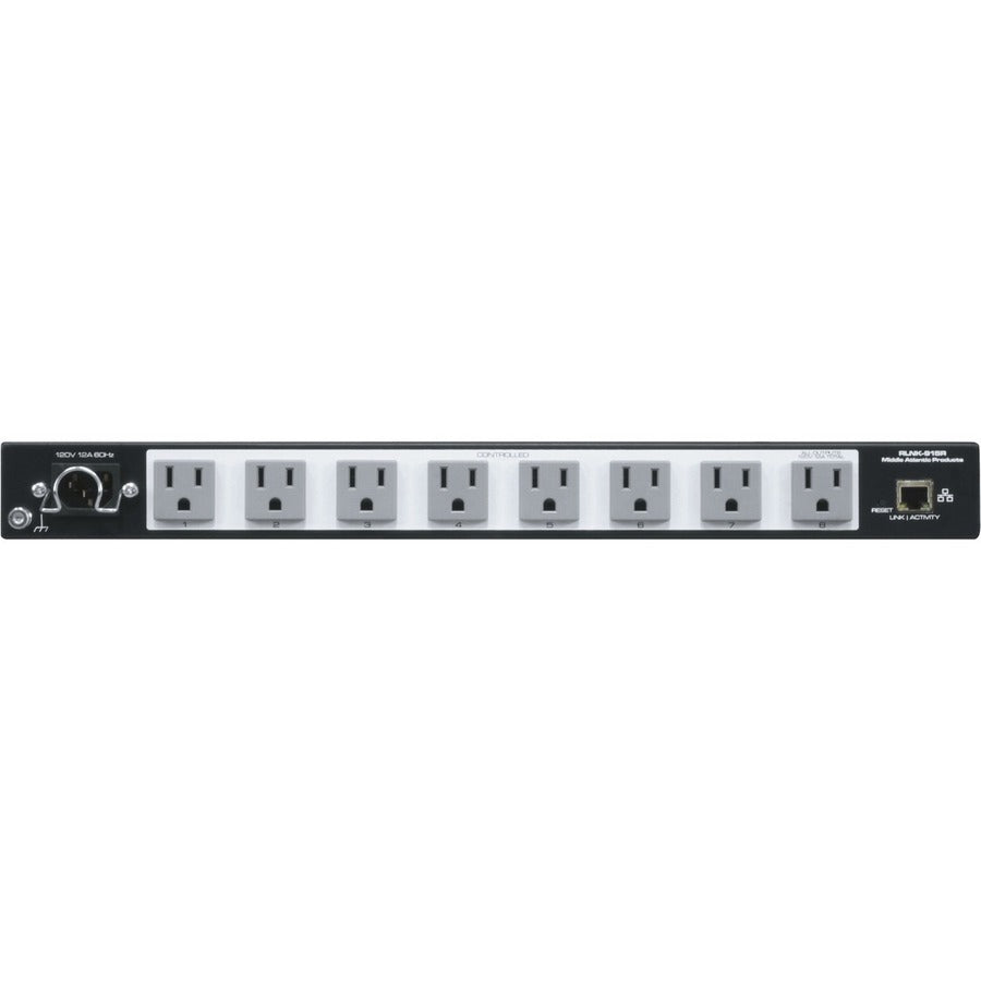 Middle Atlantic Select Series 9-Outlet Rack Mounted PDU with RackLink - 15 Amp Power Distribution Unit RLNK-915R