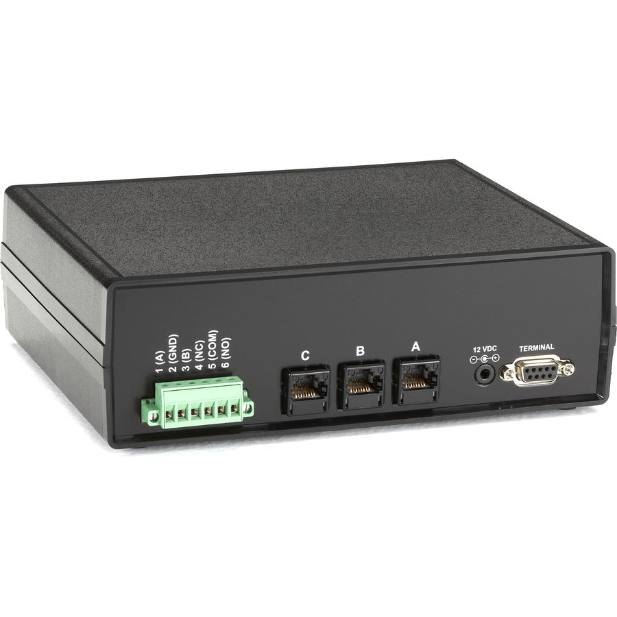 Black Box CAT6 Remotely Controlled Layer 1 A/B Switch, Latching, Ethernet, RS-232 SW1041A