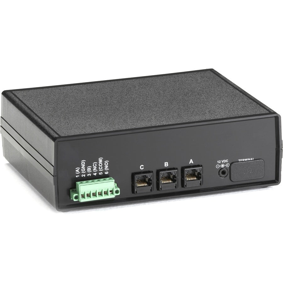 Black Box CAT6 A/B Switch - Latching RJ45 Remote Control, Dry Contact SW1040A