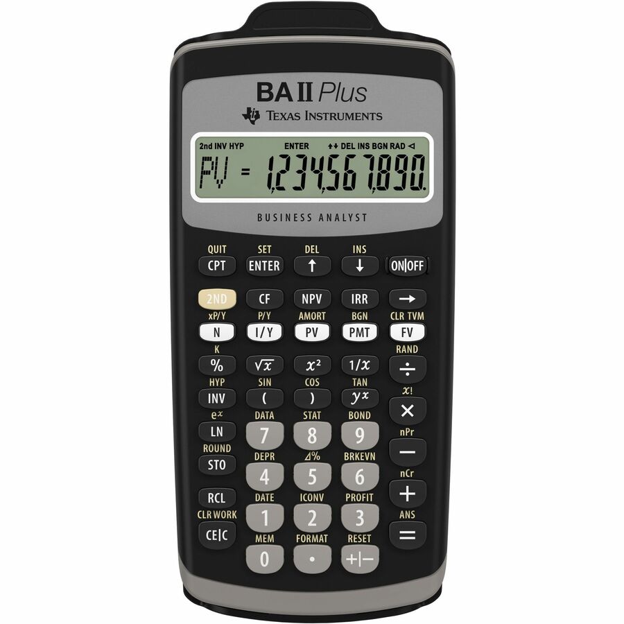 Texas Instruments BA II Plus Financial Calculator IIBAPL/TBL/1L1