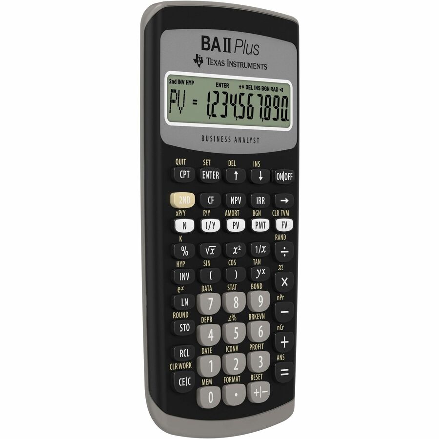 Texas Instruments BA II Plus Financial Calculator IIBAPL/TBL/1L1