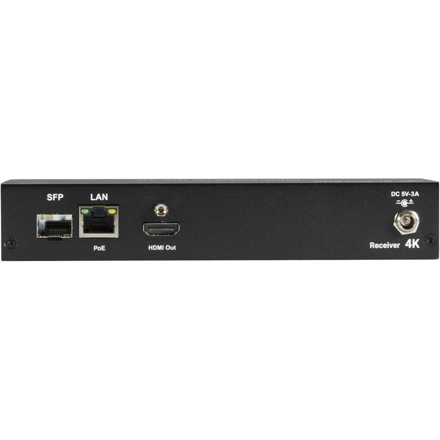 Black Box MediaCento IPX 4K Receiver - HDMI, USB, Serial, IR, Audio VX-HDMI-4KIP-RX