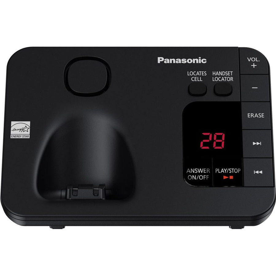 Panasonic KX-TGE433B DECT 6.0 Plus 1.90 GHz Cordless Phone - Black KX-TGE433B