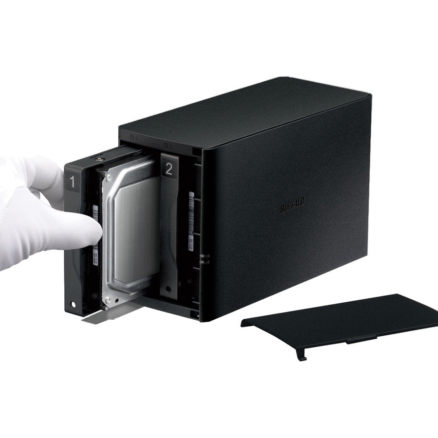 BUFFALO LinkStation SoHo 220 Home-Office NAS Storage 8TB Personal Cloud Hard Drives Included LS220D0802B